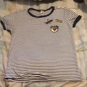 Mandee striped tee